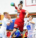 24.03.2015, Krems, Handball, Handball Liga Austria, HLA, OPO, UHK Krems, Team 94,<br>JELINEK Wilhelm, FEICHTINGER Sebastian, FUEHRER Matthias<br><br><br><br>Copyright DIENER / Zierlinger Karl<br>Marktgasse 3-7 / 4 / 5 / 21<br>A-1090 Wien<br>Telefax +43 1 955 32 35<br>Mobil +43 676 629 98 51<br>BA-CA<br>Bank Nr. 12000<br>Account Nr. 00712 223 783<br>e-mail: agentur@diener.at<br>Datenbank: www.diener.at