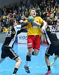 16.02.2015, Krems, Handball, Handball Liga Austria, HLA, OPO, UHK Krems, WAT Margareten,<br>BILYK Nikola, NEUHOLD Christoph, ZIURA Vytautas<br><br><br><br>Copyright DIENER / Zierlinger<br>Marktgasse 3-7 / 4 / 5 / 21<br>A-1090 Wien<br>Telefax +43 1 955 32 35<br>Mobil +43 676 629 98 51<br>BA-CA<br>Bank Nr. 12000<br>Account Nr. 00712 223 783<br>e-mail: agentur@diener.at<br>Datenbank: www.diener.at