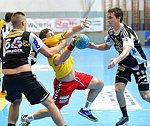 16.02.2015, Krems, Handball, Handball Liga Austria, HLA, OPO, UHK Krems, WAT Margareten,<br>ALJETIC Nikola, WALZER Guenther, KOLAR Markus<br><br><br><br>Copyright DIENER / Zierlinger<br>Marktgasse 3-7 / 4 / 5 / 21<br>A-1090 Wien<br>Telefax +43 1 955 32 35<br>Mobil +43 676 629 98 51<br>BA-CA<br>Bank Nr. 12000<br>Account Nr. 00712 223 783<br>e-mail: agentur@diener.at<br>Datenbank: www.diener.at