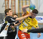 16.02.2015, Krems, Handball, Handball Liga Austria, HLA, OPO, UHK Krems, WAT Margareten,<br><br><br><br>Copyright / www. sportfotos. at<br>Missongasse 21<br>A - 3500 Krems<br>zierlinger@sportfotos.at<br>www.sportfotos.at<br>Kremser Bank <br>BIC SPKDAT21XXX<br>IBAN AT392022800704000918<br>