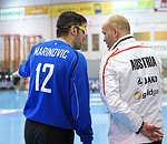08.01.2015, Krems, Handball, Laenderspiel, Nationalteam, Testspiel, Oesterreich, Schweiz<br>MARINOVIC Nikola, JOHANNESSON Patrekur<br><br><br>Copyright DIENER / Zierlinger<br>Marktgasse 3-7 / 4 / 5 / 21<br>A-1090 Wien<br>Telefax +43 1 955 32 35<br>Mobil +43 676 629 98 51<br>BA-CA<br>Bank Nr. 12000<br>Account Nr. 00712 223 783<br>e-mail: agentur@diener.at<br>Datenbank: www.diener.at