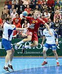 13.09.2014, Krems, Handball, Handball Liga Austria, HLA, GD, UHK Krems, HC Hard,<br>KOZIMA Kresimir, NEUHOLD Christoph<br><br><br>Copyright / www. sportfotos. at<br>Missongasse 21<br>A - 3500 Krems<br>zierlinger@sportfotos.at<br>www.sportfotos.at<br>Kremser Bank <br>BIC SPKDAT21XXX<br>IBAN AT392022800704000918<br>