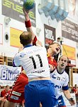 13.09.2014, Krems, Handball, Handball Liga Austria, HLA, GD, UHK Krems, HC Hard,<br>JOCHUM Michael, NEUHOLD Christoph, SCHLINGER Roland<br><br><br>Copyright / www. sportfotos. at<br>Missongasse 21<br>A - 3500 Krems<br>zierlinger@sportfotos.at<br>www.sportfotos.at<br>Kremser Bank <br>BIC SPKDAT21XXX<br>IBAN AT392022800704000918<br>
