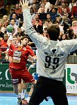 13.09.2014, Krems, Handball, Handball Liga Austria, HLA, GD, UHK Krems, HC Hard,<br>SCHOPF Tobias, JOCHUM Philipp<br><br><br>Copyright / www. sportfotos. at<br>Missongasse 21<br>A - 3500 Krems<br>zierlinger@sportfotos.at<br>www.sportfotos.at<br>Kremser Bank <br>BIC SPKDAT21XXX<br>IBAN AT392022800704000918<br>