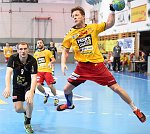 08.11.2014, Krems, Handball, Handball Liga Austria, HLA, GD, UHK Krems - HSG  Baernbach / Koeflach,<br>KOLAR Goran, VISY Norbert<br><br><br><br>Copyright DIENER / Zierlinger<br>Marktgasse 3-7 / 4 / 5 / 21<br>A-1090 Wien<br>Telefax +43 1 955 32 35<br>Mobil +43 676 629 98 51<br>BA-CA<br>Bank Nr. 12000<br>Account Nr. 00712 223 783<br>e-mail: agentur@diener.at<br>Datenbank: www.diener.at