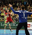 21.11.2014, Krems, Handball, Handball Liga Austria, HLA, GD, UHK Krems, SG Westwien,<br>BRUNNER Florian, UVODIC Sandro<br><br><br><br>Copyright DIENER / Zierlinger Karl<br>Marktgasse 3-7 / 4 / 5 / 21<br>A-1090 Wien<br>Telefax +43 1 955 32 35<br>Mobil +43 676 629 98 51<br>BA-CA<br>Bank Nr. 12000<br>Account Nr. 00712 223 783<br>e-mail: agentur@diener.at<br>Datenbank: www.diener.at
