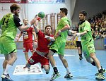 21.11.2014, Krems, Handball, Handball Liga Austria, HLA, GD, UHK Krems, SG Westwien,<br>POSCH Fabian, WALZER Guenther, HERMANN Alexander, WAGESREITER Markus<br><br><br><br>Copyright DIENER / Zierlinger Karl<br>Marktgasse 3-7 / 4 / 5 / 21<br>A-1090 Wien<br>Telefax +43 1 955 32 35<br>Mobil +43 676 629 98 51<br>BA-CA<br>Bank Nr. 12000<br>Account Nr. 00712 223 783<br>e-mail: agentur@diener.at<br>Datenbank: www.diener.at