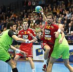21.11.2014, Krems, Handball, Handball Liga Austria, HLA, GD, UHK Krems, SG Westwien,<br>WAGESREITER Markus, BABARSKAS Gerdas, CHALUPA Georg, MILJAK Duje <br><br><br><br>Copyright DIENER / Zierlinger Karl<br>Marktgasse 3-7 / 4 / 5 / 21<br>A-1090 Wien<br>Telefax +43 1 955 32 35<br>Mobil +43 676 629 98 51<br>BA-CA<br>Bank Nr. 12000<br>Account Nr. 00712 223 783<br>e-mail: agentur@diener.at<br>Datenbank: www.diener.at