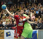 21.11.2014, Krems, Handball, Handball Liga Austria, HLA, GD, UHK Krems, SG Westwien,<br>CHALUPA Georg, MILJAK Duje<br><br><br><br>Copyright DIENER / Zierlinger Karl<br>Marktgasse 3-7 / 4 / 5 / 21<br>A-1090 Wien<br>Telefax +43 1 955 32 35<br>Mobil +43 676 629 98 51<br>BA-CA<br>Bank Nr. 12000<br>Account Nr. 00712 223 783<br>e-mail: agentur@diener.at<br>Datenbank: www.diener.at
