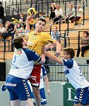 30.08.2014, Krems, Handball, Handball Liga Austria, HLA, U-20, UHK Krems, SU St. Poelten,<br><br><br><br>Copyright / www. sportfotos. at<br>Missongasse 21<br>A - 3500 Krems<br>zierlinger@sportfotos.at<br>www.sportfotos.at<br>Kremser Bank <br>BIC SPKDAT21XXX<br>IBAN AT392022800704000918<br>