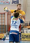 30.08.2014, Krems, Handball, Handball Liga Austria, HLA, U-20, UHK Krems, SU St. Poelten,<br><br><br><br>Copyright / www. sportfotos. at<br>Missongasse 21<br>A - 3500 Krems<br>zierlinger@sportfotos.at<br>www.sportfotos.at<br>Kremser Bank <br>BIC SPKDAT21XXX<br>IBAN AT392022800704000918<br>