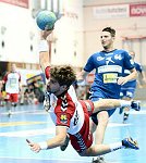 30.08.2014, Krems, Handball, Handball Liga Austria, HLA, GD, UHK Krems, SU St. Poelten,<br>SCHOPF Tobias, MAYER Matthias<br><br><br>Copyright / www. sportfotos. at<br>Missongasse 21<br>A - 3500 Krems<br>zierlinger@sportfotos.at<br>www.sportfotos.at<br>Kremser Bank <br>BIC SPKDAT21XXX<br>IBAN AT392022800704000918<br>