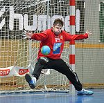 26.11.2014, Krems, Handball, Handball Liga Austria, HLA, GD, UHK Krems, ULZ Schwaz,<br>SHEJBAL Mihal<br><br><br><br>Copyright DIENER / Zierlinger Karl<br>Marktgasse 3-7 / 4 / 5 / 21<br>A-1090 Wien<br>Telefax +43 1 955 32 35<br>Mobil +43 676 629 98 51<br>BA-CA<br>Bank Nr. 12000<br>Account Nr. 00712 223 783<br>e-mail: agentur@diener.at<br>Datenbank: www.diener.at