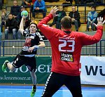 26.11.2014, Krems, Handball, Handball Liga Austria, HLA, GD, UHK Krems, ULZ Schwaz,<br>WANITSCHEK Alexander, SHEJBAL Mihal<br><br><br><br>Copyright DIENER / Zierlinger Karl<br>Marktgasse 3-7 / 4 / 5 / 21<br>A-1090 Wien<br>Telefax +43 1 955 32 35<br>Mobil +43 676 629 98 51<br>BA-CA<br>Bank Nr. 12000<br>Account Nr. 00712 223 783<br>e-mail: agentur@diener.at<br>Datenbank: www.diener.at