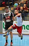 26.11.2014, Krems, Handball, Handball Liga Austria, HLA, GD, UHK Krems, ULZ Schwaz,<br>KANDOLF Thomas, BRUNNER Florian<br><br><br><br>Copyright DIENER / Zierlinger Karl<br>Marktgasse 3-7 / 4 / 5 / 21<br>A-1090 Wien<br>Telefax +43 1 955 32 35<br>Mobil +43 676 629 98 51<br>BA-CA<br>Bank Nr. 12000<br>Account Nr. 00712 223 783<br>e-mail: agentur@diener.at<br>Datenbank: www.diener.at