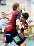 27.09.2014, Krems, Handball, Handball Liga Austria, HLA, GD, UHK Krems, Union Leoben,<br>SCHWARZ Andreas, SCHOPF Tobias<br><br><br>Copyright / www. sportfotos. at<br>Missongasse 21<br>A - 3500 Krems<br>zierlinger@sportfotos.at<br>www.sportfotos.at<br>Kremser Bank <br>BIC SPKDAT21XXX<br>IBAN AT392022800704000918<br>