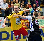 19.12. 2014, Krems, Handball, Handball Liga Austria, HLA, GD, UHK Krems, WAT Margareten,<br>MITKOV Vlatko, ZIURA Vytautas<br><br><br><br>Copyright DIENER / Zierlinger<br>Marktgasse 3-7 / 4 / 5 / 21<br>A-1090 Wien<br>Telefax +43 1 955 32 35<br>Mobil +43 676 629 98 51<br>BA-CA<br>Bank Nr. 12000<br>Account Nr. 00712 223 783<br>e-mail: agentur@diener.at<br>Datenbank: www.diener.at