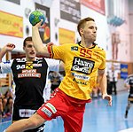 19.12. 2014, Krems, Handball, Handball Liga Austria, HLA, GD, UHK Krems, WAT Margareten,<br>BERIC Nikola, SIMEK Marko<br><br><br><br>Copyright DIENER / Zierlinger<br>Marktgasse 3-7 / 4 / 5 / 21<br>A-1090 Wien<br>Telefax +43 1 955 32 35<br>Mobil +43 676 629 98 51<br>BA-CA<br>Bank Nr. 12000<br>Account Nr. 00712 223 783<br>e-mail: agentur@diener.at<br>Datenbank: www.diener.at