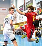 20.04.2015, Krems, Handball, Handball Liga Austria, HLA, VF, UHK Krems, WAT Margareten,<br>BILYK Nikola, SCHOPF Tobias<br><br><br><br>Copyright DIENER / Zierlinger<br>Marktgasse 3-7 / 4 / 5 / 21<br>A-1090 Wien<br>Telefax +43 1 955 32 35<br>Mobil +43 676 629 98 51<br>BA-CA<br>Bank Nr. 12000<br>Account Nr. 00712 223 783<br>e-mail: agentur@diener.at<br>Datenbank: www.diener.at