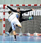 20.04.2015, Krems, Handball, Handball Liga Austria, HLA, VF, UHK Krems, WAT Margareten,<br>WAGNER Tobias, SHEJBAL Mihal<br><br><br><br>Copyright DIENER / Zierlinger<br>Marktgasse 3-7 / 4 / 5 / 21<br>A-1090 Wien<br>Telefax +43 1 955 32 35<br>Mobil +43 676 629 98 51<br>BA-CA<br>Bank Nr. 12000<br>Account Nr. 00712 223 783<br>e-mail: agentur@diener.at<br>Datenbank: www.diener.at