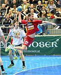 20.04.2015, Krems, Handball, Handball Liga Austria, HLA, VF, UHK Krems, WAT Margareten,<br>MARTINOVIC Ivan, CHALUPA Georg<br><br><br><br>Copyright DIENER / Zierlinger<br>Marktgasse 3-7 / 4 / 5 / 21<br>A-1090 Wien<br>Telefax +43 1 955 32 35<br>Mobil +43 676 629 98 51<br>BA-CA<br>Bank Nr. 12000<br>Account Nr. 00712 223 783<br>e-mail: agentur@diener.at<br>Datenbank: www.diener.at