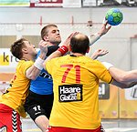06.05.2016,  Krems,  Handball,  Handball Liga Austria,  HLA, VF,  UHK Krems,  Union Leoben,<br>NEUHOLD Christoph, PETREIKIS Benas, MITKOV Vlatko<br><br><br>Copyright DIENER / Zierlinger <br>Marktgasse 3-7 / 4 / 5 / 21<br>A-1090 Wien<br>Telefax +43 1 955 32 35<br>Mobil +43 676 629 98 51<br>BA-CA<br>Bank Nr. 12000<br>Account Nr. 00712 223 783<br>e-mail: agentur@diener.at<br>Datenbank: www.diener.at