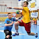 06.05.2016,  Krems,  Handball,  Handball Liga Austria,  HLA, VF,  UHK Krems,  Union Leoben,<br>KOVACECH Marek, FEICHTINGER Sebastian<br><br><br>Copyright DIENER / Zierlinger <br>Marktgasse 3-7 / 4 / 5 / 21<br>A-1090 Wien<br>Telefax +43 1 955 32 35<br>Mobil +43 676 629 98 51<br>BA-CA<br>Bank Nr. 12000<br>Account Nr. 00712 223 783<br>e-mail: agentur@diener.at<br>Datenbank: www.diener.at