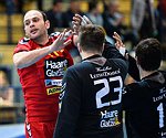 02.03.2016, Krems, Handball, OEHB-Cup, M-VF, UHK Krems - HSG Baernbach / Koeflach,<br>MITKOV Vlatko, SHEJBAL Mihal, DEIFL Florian<br><br>Copyright DIENER / Zierlinger<br>Marktgasse 3-7 / 4 / 5 / 21<br>A-1090 Wien<br>Telefax +43 1 955 32 35<br>Mobil +43 676 629 98 51<br>BA-CA<br>Bank Nr. 12000<br>Account Nr. 00712 223 783<br>e-mail: agentur@diener.at<br>Datenbank: www.diener.at