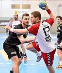 20.11.2015, Krems, Handball, Handball Liga Austria, HLA, GD, UHK Krems - HSG  Baernbach / Koeflach,<br>GREBENAR Gabor, WALZER Guenther<br><br><br><br>Copyright DIENER / Zierlinger<br>Marktgasse 3-7 / 4 / 5 / 21<br>A-1090 Wien<br>Telefax +43 1 955 32 35<br>Mobil +43 676 629 98 51<br>BA-CA<br>Bank Nr. 12000<br>Account Nr. 00712 223 783<br>e-mail: agentur@diener.at<br>Datenbank: www.diener.at