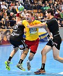 26.10.2015, Krems, Handball, Handball Liga Austria, HLA, GD, UHK Krems, Bregenz,<br>FRUEHSTUECK Lukas, NEUHOLD Christoph, BELJANSKI Bojan<br><br><br><br>Copyright DIENER / Zierlinger Karl<br>Marktgasse 3-7 / 4 / 5 / 21<br>A-1090 Wien<br>Telefax +43 1 955 32 35<br>Mobil +43 676 629 98 51<br>BA-CA<br>Bank Nr. 12000<br>Account Nr. 00712 223 783<br>e-mail: agentur@diener.at<br>Datenbank: www.diener.at