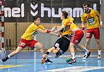 26.10.2015, Krems, Handball, Handball Liga Austria, HLA, GD, UHK Krems, Bregenz,<br>TOMANN Aron, WARVNE Tobias, SIMEK Marko, FEICHTINGER Sebastian<br><br><br><br>Copyright DIENER / Zierlinger Karl<br>Marktgasse 3-7 / 4 / 5 / 21<br>A-1090 Wien<br>Telefax +43 1 955 32 35<br>Mobil +43 676 629 98 51<br>BA-CA<br>Bank Nr. 12000<br>Account Nr. 00712 223 783<br>e-mail: agentur@diener.at<br>Datenbank: www.diener.at