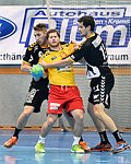 26.10.2015, Krems, Handball, Handball Liga Austria, HLA, GD, UHK Krems, Bregenz,<br>WARVNE Tobias, WALZER Guenther, BELJANSI Bojan<br><br><br><br>Copyright DIENER / Zierlinger Karl<br>Marktgasse 3-7 / 4 / 5 / 21<br>A-1090 Wien<br>Telefax +43 1 955 32 35<br>Mobil +43 676 629 98 51<br>BA-CA<br>Bank Nr. 12000<br>Account Nr. 00712 223 783<br>e-mail: agentur@diener.at<br>Datenbank: www.diener.at