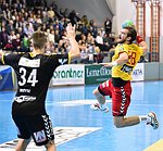 26.10.2015, Krems, Handball, Handball Liga Austria, HLA, GD, UHK Krems, Bregenz,<br>WARVNE Tobias, FEICHTINGER Sebastian<br><br><br><br>Copyright DIENER / Zierlinger Karl<br>Marktgasse 3-7 / 4 / 5 / 21<br>A-1090 Wien<br>Telefax +43 1 955 32 35<br>Mobil +43 676 629 98 51<br>BA-CA<br>Bank Nr. 12000<br>Account Nr. 00712 223 783<br>e-mail: agentur@diener.at<br>Datenbank: www.diener.at