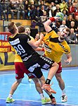 26.10.2015, Krems, Handball, Handball Liga Austria, HLA, GD, UHK Krems, Bregenz,<br>HANSEN Espen Lie, FEICHTINGER Sebastian<br><br><br><br>Copyright DIENER / Zierlinger Karl<br>Marktgasse 3-7 / 4 / 5 / 21<br>A-1090 Wien<br>Telefax +43 1 955 32 35<br>Mobil +43 676 629 98 51<br>BA-CA<br>Bank Nr. 12000<br>Account Nr. 00712 223 783<br>e-mail: agentur@diener.at<br>Datenbank: www.diener.at