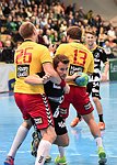 26.10.2015, Krems, Handball, Handball Liga Austria, HLA, GD, UHK Krems, Bregenz,<br>VIZVARY Kristof, FRUEHSTUECK Lukas, WALZER Guenther<br><br><br><br>Copyright DIENER / Zierlinger Karl<br>Marktgasse 3-7 / 4 / 5 / 21<br>A-1090 Wien<br>Telefax +43 1 955 32 35<br>Mobil +43 676 629 98 51<br>BA-CA<br>Bank Nr. 12000<br>Account Nr. 00712 223 783<br>e-mail: agentur@diener.at<br>Datenbank: www.diener.at