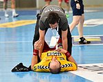 11.09.2015, Krems, Handball, Handball Liga Austria, HLA, GD, UHK Krems, HC Bruck,<br><br><br><br>Copyright / www. sportfotos. at<br>Missongasse 21<br>A - 3500 Krems<br>zierlinger@sportfotos.at<br>www.sportfotos.at<br>Kremser Bank <br>BIC SPKDAT21XXX<br>IBAN AT392022800704000918<br>