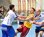 11.09.2015, Krems, Handball, Handball Liga Austria, HLA, GD, UHK Krems, HC Bruck,<br><br><br><br>Copyright / www. sportfotos. at<br>Missongasse 21<br>A - 3500 Krems<br>zierlinger@sportfotos.at<br>www.sportfotos.at<br>Kremser Bank <br>BIC SPKDAT21XXX<br>IBAN AT392022800704000918<br>