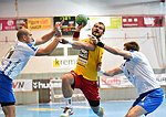 11.09.2015, Krems, Handball, Handball Liga Austria, HLA, GD, UHK Krems, HC Bruck,<br><br><br><br>Copyright / www. sportfotos. at<br>Missongasse 21<br>A - 3500 Krems<br>zierlinger@sportfotos.at<br>www.sportfotos.at<br>Kremser Bank <br>BIC SPKDAT21XXX<br>IBAN AT392022800704000918<br>