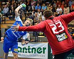 05.09.2015, Krems, Handball, Handball Liga Austria, HLA, GD, UHK Krems - HC Linz,<br>ASCHERBAUER Dominik, SHEJBAL Mihal<br><br>Copyright DIENER / Zierlinger<br>Marktgasse 3-7 / 4 / 5 / 21<br>A-1090 Wien<br>Telefax +43 1 955 32 35<br>Mobil +43 676 629 98 51<br>BA-CA<br>Bank Nr. 12000<br>Account Nr. 00712 223 783<br>e-mail: agentur@diener.at<br>Datenbank: www.diener.at