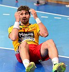 05.09.2015, Krems, Handball, Handball Liga Austria, HLA, GD, UHK Krems - HC Linz,<br>SCHOPF Tobias<br><br>Copyright DIENER / Zierlinger<br>Marktgasse 3-7 / 4 / 5 / 21<br>A-1090 Wien<br>Telefax +43 1 955 32 35<br>Mobil +43 676 629 98 51<br>BA-CA<br>Bank Nr. 12000<br>Account Nr. 00712 223 783<br>e-mail: agentur@diener.at<br>Datenbank: www.diener.at