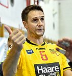 05.09.2015, Krems, Handball, Handball Liga Austria, HLA, GD, UHK Krems - HC Linz,<br>BELAS Ivica<br><br>Copyright DIENER / Zierlinger<br>Marktgasse 3-7 / 4 / 5 / 21<br>A-1090 Wien<br>Telefax +43 1 955 32 35<br>Mobil +43 676 629 98 51<br>BA-CA<br>Bank Nr. 12000<br>Account Nr. 00712 223 783<br>e-mail: agentur@diener.at<br>Datenbank: www.diener.at