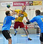 05.09.2015, Krems, Handball, Handball Liga Austria, HLA, U-20, UHK Krems, HC Linz,<br><br><br><br>Copyright / sportfotos. at / Zierlinger<br>Missongasse 21<br>A - 3500 Krems<br>zierlinger@sportfotos.at<br>www.sportfotos.at<br>Kremser Bank <br>BIC SPKDAT21XXX<br>IBAN AT392022800704000918<br>