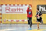 11.12.2015, Krems, Handball, Handball Liga Austria, HLA, GD, UHK Krems, HT Schwaz,<br>DEIFL Florian, JURIC Patrik<br><br><br><br>Copyright DIENER / Zierlinger Karl<br>Marktgasse 3-7 / 4 / 5 / 21<br>A-1090 Wien<br>Telefax +43 1 955 32 35<br>Mobil +43 676 629 98 51<br>BA-CA<br>Bank Nr. 12000<br>Account Nr. 00712 223 783<br>e-mail: agentur@diener.at<br>Datenbank: www.diener.at