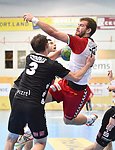 11.12.2015, Krems, Handball, Handball Liga Austria, HLA, GD, UHK Krems, HT Schwaz,<br>KANDOLF Thomas, FEICHTINGER Sebastian<br><br><br><br>Copyright DIENER / Zierlinger Karl<br>Marktgasse 3-7 / 4 / 5 / 21<br>A-1090 Wien<br>Telefax +43 1 955 32 35<br>Mobil +43 676 629 98 51<br>BA-CA<br>Bank Nr. 12000<br>Account Nr. 00712 223 783<br>e-mail: agentur@diener.at<br>Datenbank: www.diener.at