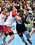 11.12.2015, Krems, Handball, Handball Liga Austria, HLA, GD, UHK Krems, HT Schwaz,<br>FEICHTINGER Sebastian, NEUHOLD Christoph, HUBER Balthasar<br><br><br><br>Copyright DIENER / Zierlinger Karl<br>Marktgasse 3-7 / 4 / 5 / 21<br>A-1090 Wien<br>Telefax +43 1 955 32 35<br>Mobil +43 676 629 98 51<br>BA-CA<br>Bank Nr. 12000<br>Account Nr. 00712 223 783<br>e-mail: agentur@diener.at<br>Datenbank: www.diener.at