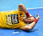 10.10.2015,  Krems,  Handball,  Handball Liga Austria,  HLA, GD,  UHK Krems,  Union Leoben,<br>MITKOV Vlatko<br><br><br>Copyright DIENER / Zierlinger <br>Marktgasse 3-7 / 4 / 5 / 21<br>A-1090 Wien<br>Telefax +43 1 955 32 35<br>Mobil +43 676 629 98 51<br>BA-CA<br>Bank Nr. 12000<br>Account Nr. 00712 223 783<br>e-mail: agentur@diener.at<br>Datenbank: www.diener.at