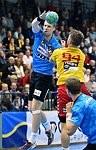 10.10.2015,  Krems,  Handball,  Handball Liga Austria,  HLA, GD,  UHK Krems,  Union Leoben,<br>TRUCHANOVICIUS Jonas, NEUHOLD Christoph, PETREIKIS Benas<br><br><br>Copyright DIENER / Zierlinger <br>Marktgasse 3-7 / 4 / 5 / 21<br>A-1090 Wien<br>Telefax +43 1 955 32 35<br>Mobil +43 676 629 98 51<br>BA-CA<br>Bank Nr. 12000<br>Account Nr. 00712 223 783<br>e-mail: agentur@diener.at<br>Datenbank: www.diener.at