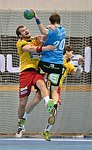 10.10.2015,  Krems,  Handball,  Handball Liga Austria,  HLA, GD,  UHK Krems,  Union Leoben,<br>FEICHTINGER Sebastian, JANDL Stephan, SCHOPF Tobias<br><br><br>Copyright DIENER / Zierlinger <br>Marktgasse 3-7 / 4 / 5 / 21<br>A-1090 Wien<br>Telefax +43 1 955 32 35<br>Mobil +43 676 629 98 51<br>BA-CA<br>Bank Nr. 12000<br>Account Nr. 00712 223 783<br>e-mail: agentur@diener.at<br>Datenbank: www.diener.at