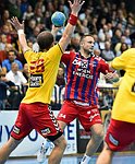 26.09.2015, Krems, Handball, Handball Liga Austria, HLA, GD, UHK Krems, WAT Margareten,<br>FEICHTINGER Sebastian, ZIURA Vytautas<br><br><br><br>Copyright DIENER / Zierlinger<br>Marktgasse 3-7 / 4 / 5 / 21<br>A-1090 Wien<br>Telefax +43 1 955 32 35<br>Mobil +43 676 629 98 51<br>BA-CA<br>Bank Nr. 12000<br>Account Nr. 00712 223 783<br>e-mail: agentur@diener.at<br>Datenbank: www.diener.at