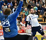 05.12.2015, Krems, Handball, Handball Liga Austria, HLA, GD, UHK Krems, HC Hard,<br>SHEJBAL Mihal, KNAUTH Michael<br><br>Copyright DIENER / Zierlinger Karl<br>Marktgasse 3-7 / 4 / 5 / 21<br>A-1090 Wien<br>Telefax +43 1 955 32 35<br>Mobil +43 676 629 98 51<br>BA-CA<br>Bank Nr. 12000<br>Account Nr. 00712 223 783<br>e-mail: agentur@diener.at<br>Datenbank: www.diener.at